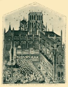 Preaching at St. Paul's Cross in the Seventeenth Century (1947). Creator: Unknown