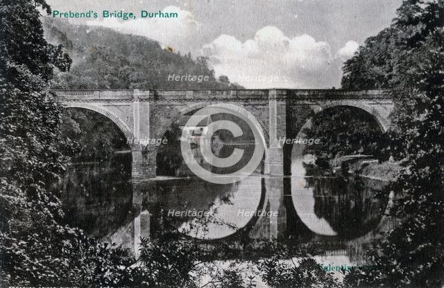 Prebend's Bridge, Durham, 1905. Artist: Unknown