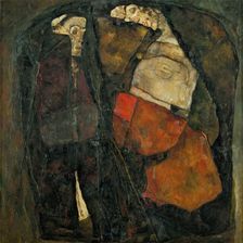 Pregnant Woman and Death (Mother and Death), 1911. Creator: Schiele, Egon (1890-1918)
