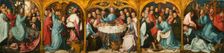 Predella of the High Altarpiece of the Dominican Church in Frankfurt, 1501. Creators: Hans Holbein the Elder, Jesus Christ