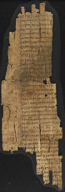 Preface and Sayings of Jesus, latter part of 3rd century. Creator: Unknown