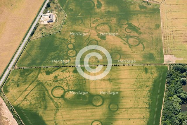 Prehistoric ceremonial landscape near Eynsham, Oxfordshire, 2018. Creator: Historic England Staff Photographer.