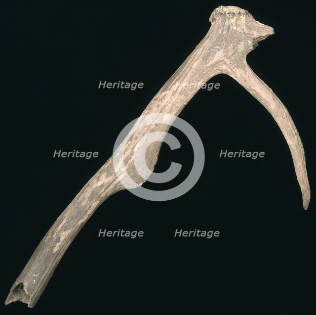 Prehistoric antler pick. Creator: Unknown.