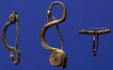 Prehistoric brooches. Creator: Unknown