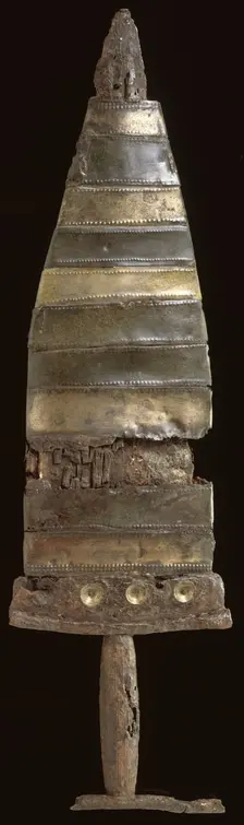 Prehistoric dagger and scabbard, c550-c450 BC. Creator: Unknown