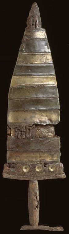 Prehistoric dagger and scabbard, c550-c450 BC. Creator: Unknown