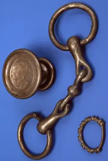 Prehistoric horse and chariot equipment. Creator: Unknown