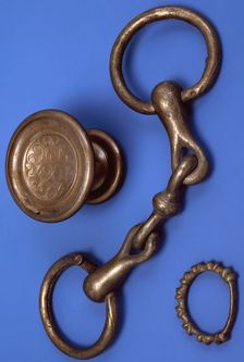Prehistoric horse and chariot equipment. Creator: Unknown