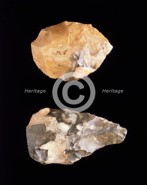 Prehistoric handaxes. Creator: Unknown.