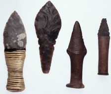 Prehistoric late neolithic daggers. Creator: Unknown