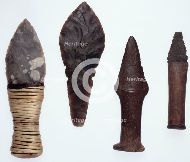 Prehistoric late neolithic daggers. Creator: Unknown.