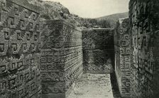 Prehistoric Mexico: Ruins of Mitla; The Hall of the Grecques 1919. Creator: Unknown