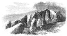 Prehistoric Remains in Jersey: the Cromlech of Mont St. Ube, 1870. Creator: Unknown