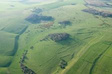 Prehistoric to post-medieval remains, Fyfield Down, Wiltshire, 2015. Creator: Historic England