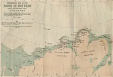 Preliminary Map of the Route of the Fram along Northern Coast of Old World c1893-1896, (1897)