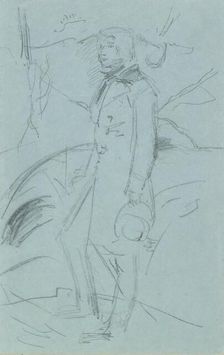 Preliminary Sketch for the Portrait of John Ruskin, 1853-1854. Artist: John Everett Millais