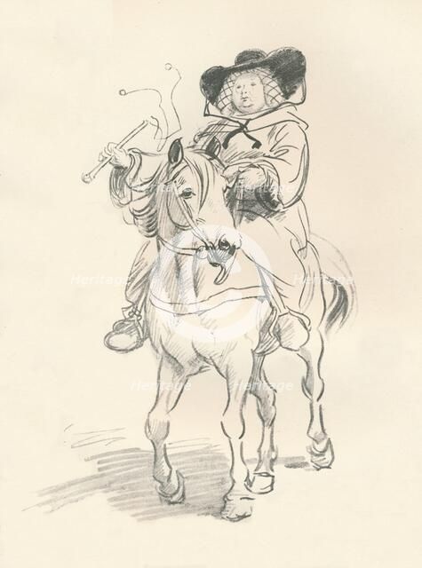 'Preliminary sketch for The Wife of Bath', c1917. Artist: Hugh Thomson.