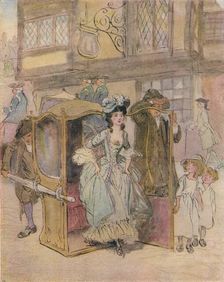 Preliminary Sketch for Illustration to The School for Scandal c1917