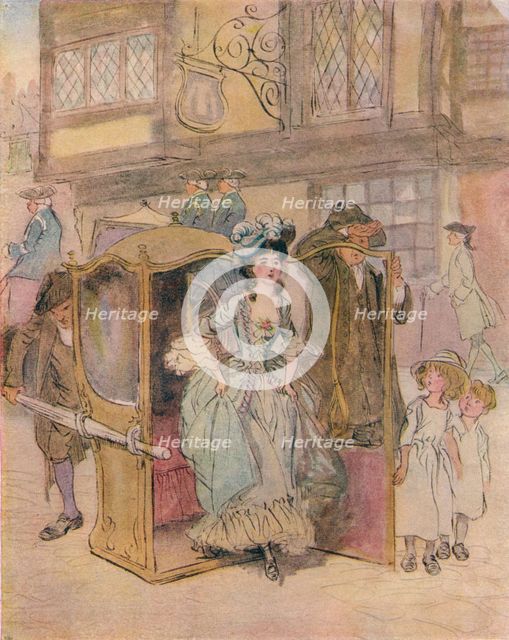 'Preliminary Sketch for Illustration to The School for Scandal', c1917.