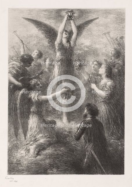Prelude to Lohengrin, 1898. Creator: Henri Fantin-Latour (French, 1836-1904).