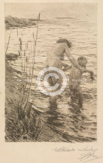 Première, 1890. Creator: Anders Zorn (Swedish, 1860-1920).