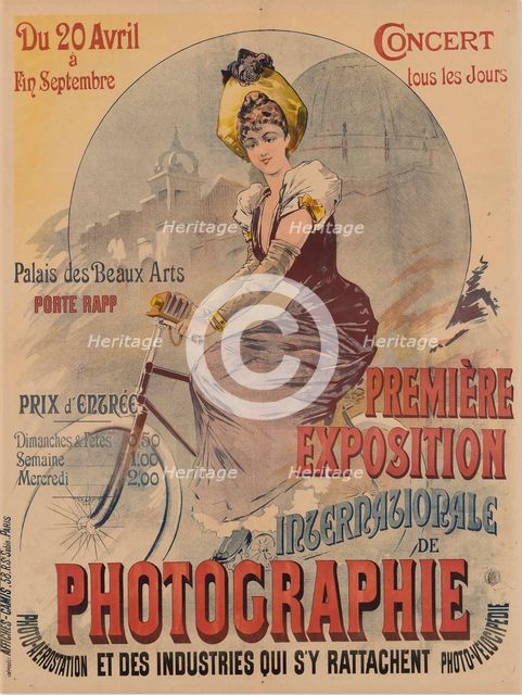 Première Exposition de Photographie (First Photography Exhibition), 1889. Creator: Anon.