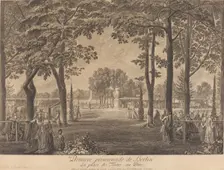 Premiere promenade de Berlin, 1772. Creator: Daniel Nikolaus Chodowiecki