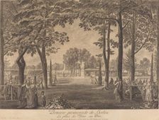 Premiere promenade de Berlin, 1772. Creator: Daniel Nikolaus Chodowiecki