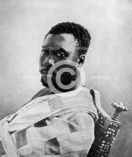 Prempeh, last of the Ashanti kings, Ghana, 1922.Artist: PA McCann