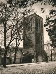 Prenzlau - Schwedt Gate Tower 1931. Artist: Kurt Hielscher