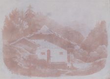 Presa da una litografia, 1839-40. Creator: William Henry Fox Talbot