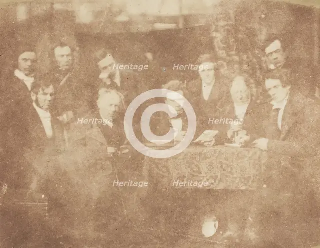 Presbytery of Dundee, 1843-47. Creators: David Octavius Hill, Robert Adamson, Hill & Adamson.