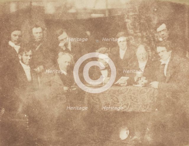 Presbytery of Dundee, 1843-47. Creators: David Octavius Hill, Robert Adamson, Hill & Adamson.