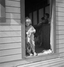 Preschool children in nursery school..., Kern migrant camp, CA, 1936. Creator: Dorothea Lange