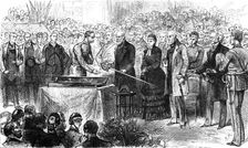 Presentation of a Sword of Honour to Sir Archibald Alison in the City Hall, Glasgow, 1883. Creator: Unknown