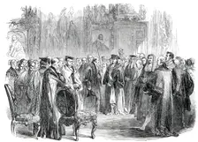 Presentation of Addresses to Her Majesty, at Windsor Castle..., 1850. Creator: Unknown