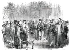 Presentation of Addresses to Her Majesty, at Windsor Castle..., 1850. Creator: Unknown