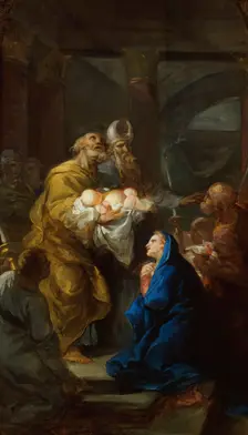 Presentation of Christ in the Temple, between 1745 and 1746. Creator: Vicente Lopez y Portana