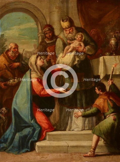 Presentation of Jesus at the Temple, 18th century. Creator: Unknown.