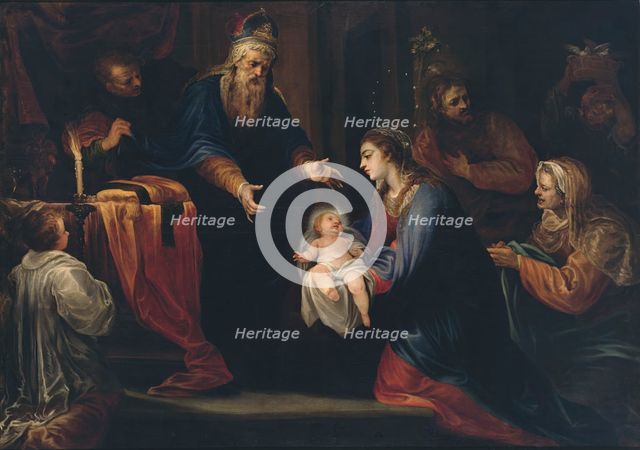Presentation of Jesus in the Temple, c1650. Creator: Francisco Rizi.