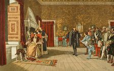 Presentation of John of Austria to Emperor Charles V at Yuste, 16th century, (1890). Creator: Unknown