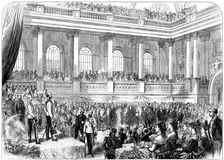 Presentation of prizes at the Vienna Exhibition, 1873. Creator: Unknown