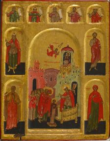 Presentation of the Virgin in the Temple and the Virgin of the Burning Bush, c1598. Creator: Unknown