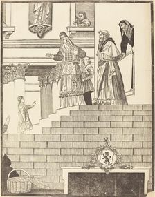 Presentation of the Virgin in the Temple [right plate], 1742. Creator: John Baptist Jackson