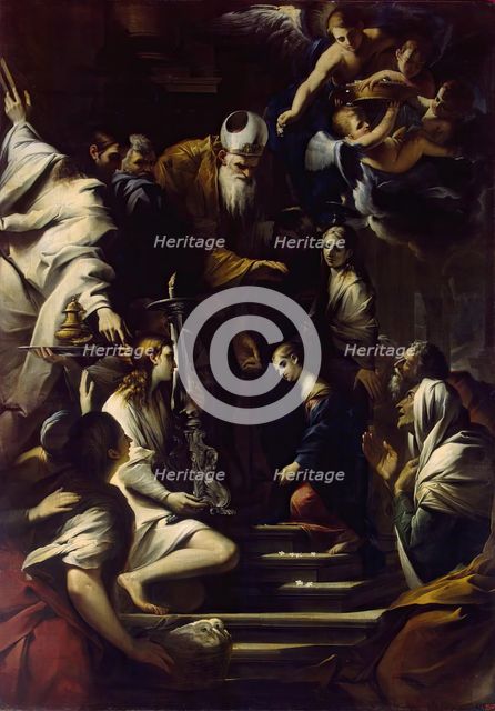 Presentation of the Virgin into the Temple, 1641. Creator: Pietro Testa.