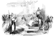 Presentation of the Address in the Reception Room, 1844. Creator: Unknown