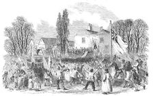 Presentation of the Address to the Hon. A. H. Vernon at Barlowfold, 1850. Creator: Smyth