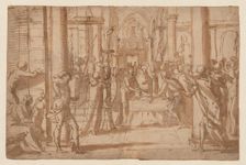 Presentation of the Body of Saint Antoninus of Florence, 1589/90. Creator: Giovanni Battista Paggi