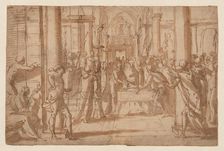 Presentation of the Body of Saint Antoninus of Florence, 1589/90. Creator: Giovanni Battista Paggi