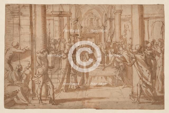 Presentation of the Body of Saint Antoninus of Florence, 1589/90. Creator: Giovanni Battista Paggi.